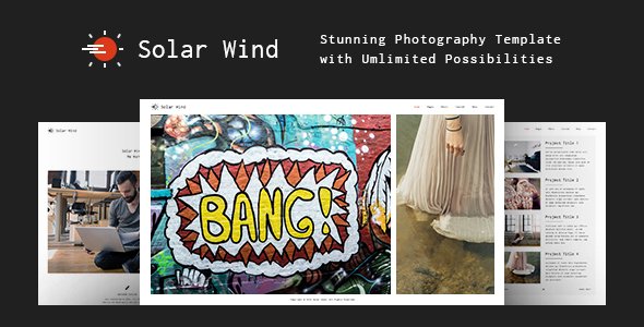 Photography HTML5 Website Template - SolarWind
           TFx