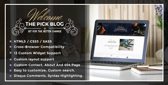 Pick - A Responsive Ghost Blog Theme
           TFx