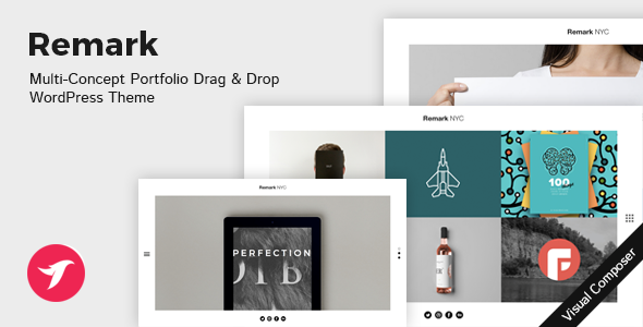 REMARK - Multi Concept Portfolio & Agency WordPress Theme
           TFx