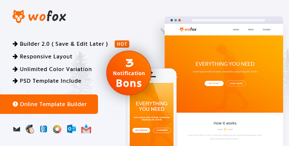 Wofox - Responsive Email Template + Online Builder
           TFx