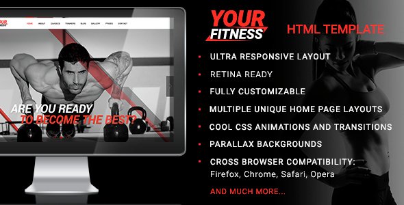YourFitness — Sport Blog, Fitness Club, Gym Theme
           TFx