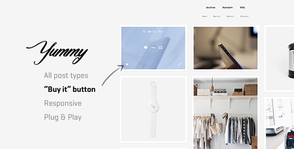Yummy | Creative Multi-Purpose Portfolio Tumblr Theme
           TFx