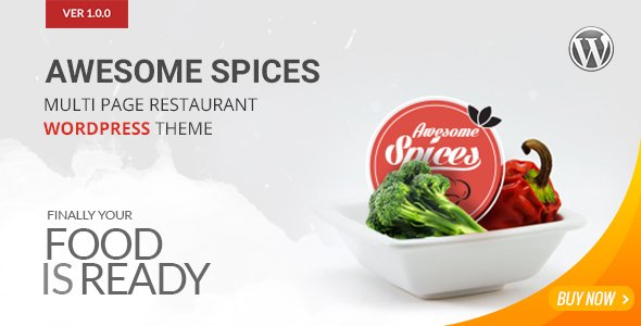 Awesome Spice - Restaurant / Cafe WordPress Theme
           TFx