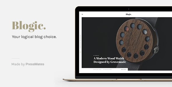 Blogic - A Responsive Blog WordPress Theme
           TFx
