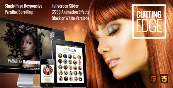 Cutting Edge - Spa Hair Salon WooCommerce WP Theme
           TFx