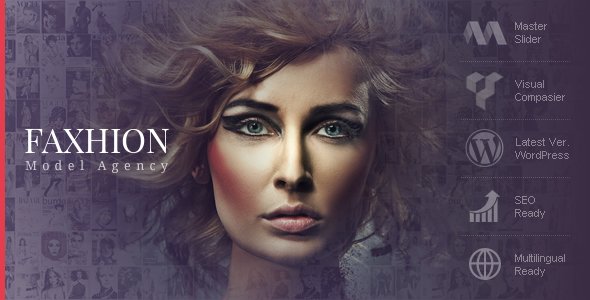 Faxhion - Model Agency WordPress Theme
           TFx