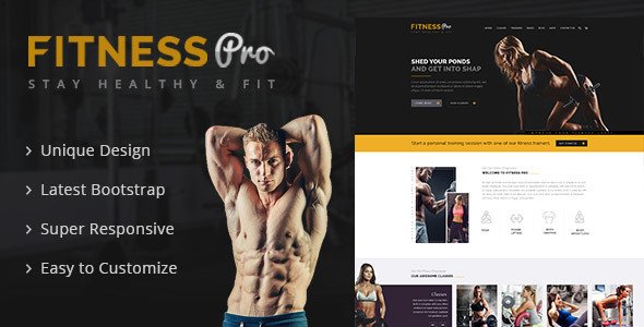 Fitness Pro - Gym Fitness HTML Template
           TFx