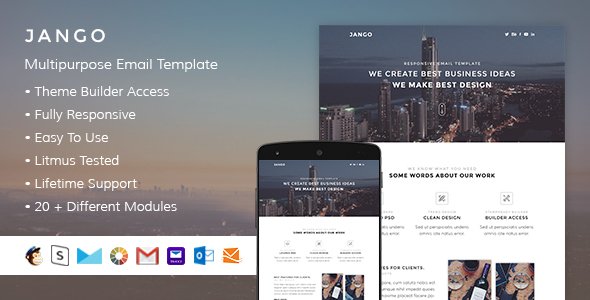 Jango - Responsive Email + StampReady Builder
           TFx