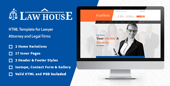 Law House - Lawyers Attorneys HTML Template
           TFx
