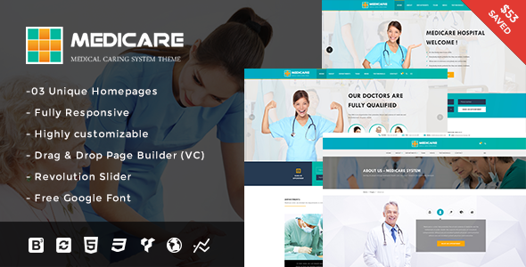 Medicare - Medical and Health Responsive WordPress Theme
           TFx