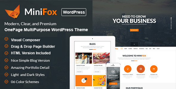 Minifox - WordPress Theme
           TFx