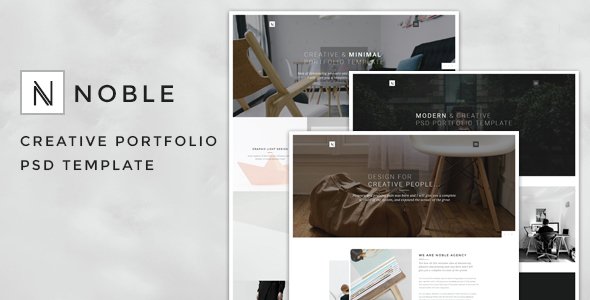 NOBLE - Creative Portfolio PSD Template
           TFx