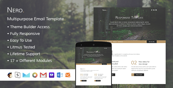 Nero - Responsive Email + StampReady Builder
           TFx