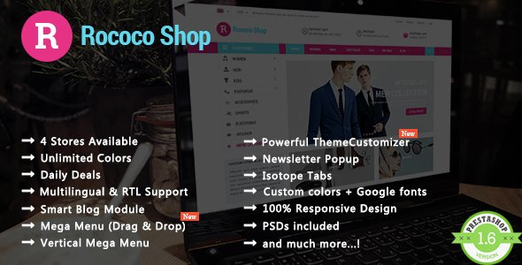 Rococo - Responsive Prestashop Theme
           TFx