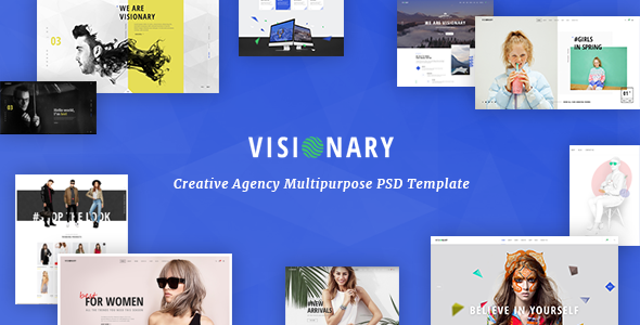 Visionary - Creative Agency Multipurpose PSD Template
           TFx