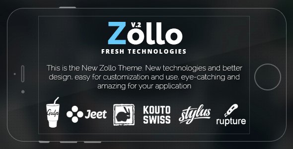 Zollo V2 HTML Landing page
           TFx