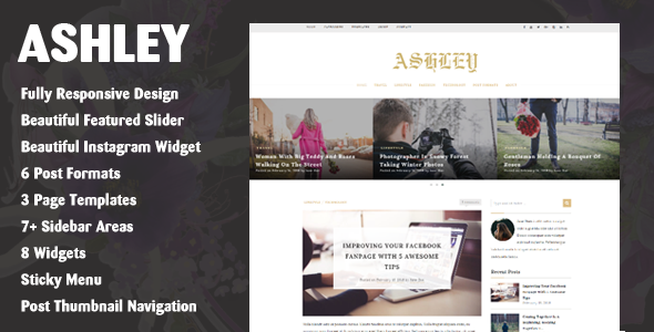 Ashley - A WordPress Blog Theme
           TFx