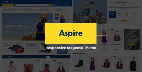 Aspire - Advanced Responsive Magento Theme
           TFx