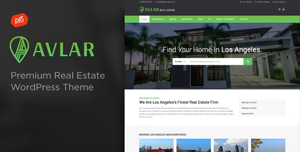 Avlar - Real Estate Theme
           TFx