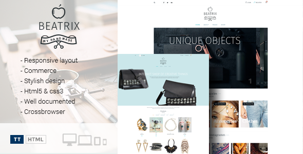 Beatrix – Handmade Shop Template
           TFx