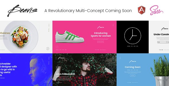 Beavis - Next Level Multi-Concept HTML5 Coming Soon Template
           TFx