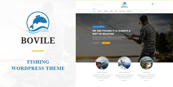 Bovile - Fishing WordPress Theme
           TFx