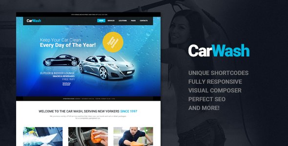 CarWash - Car Wash, Auto Mechanic & Repair Shop Theme
           TFx
