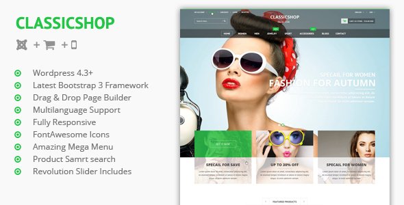 ClassicShop - WooCommerce WordPress Theme
           TFx
