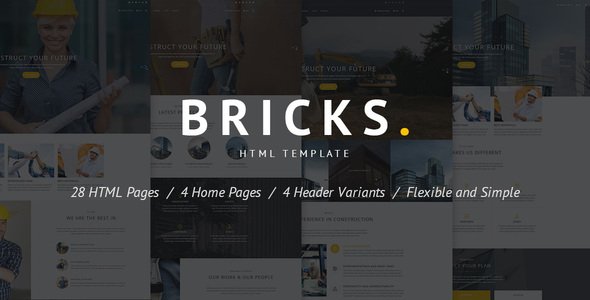 Construction & Building HTML Template - Bricks
           TFx