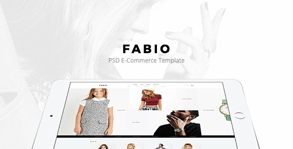 Fabio - Fashion E-commerce PSD
           TFx