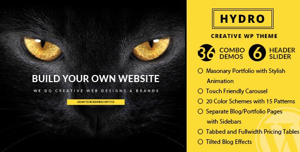 HYDRO - Multipurpose one page WP Theme
           TFx