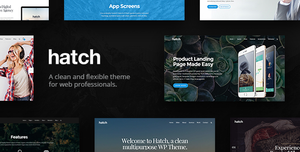 Hatch - MultiPurpose WordPress Theme
           TFx