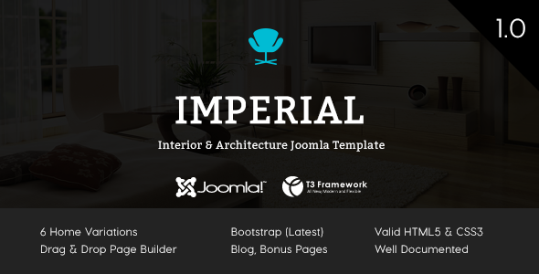 Imperial - Interior & Architecture Joomla Template
           TFx