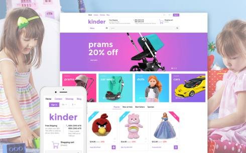 Kinder PrestaShop Theme TMT