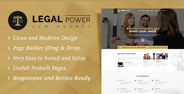 Lawyer Attorney WordPress Theme
           TFx