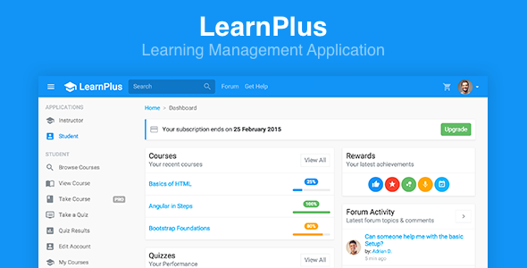 LearnPlus - Learning Management Application
           TFx