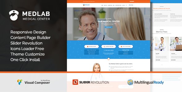 Medlab -  WordPress Medical Center 
           TFx