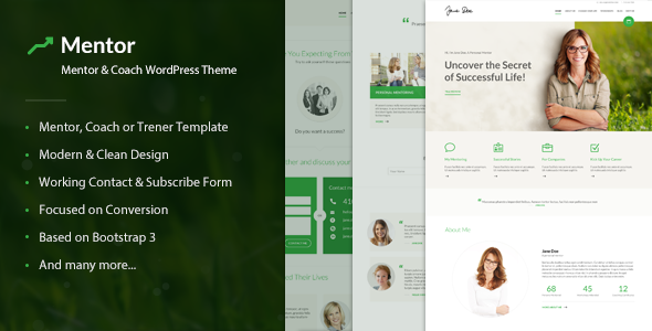 Mentor – Personal Development Coach WordPress Theme
           TFx