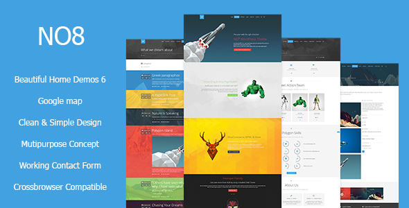 NO8 HTML - Creative Agency Portfolio Theme
           TFx