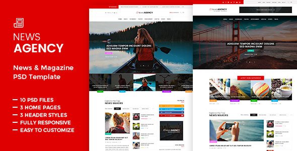 News Agency -  News Magazine Newspaper
           TFx