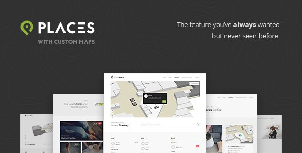 Places - Custom Interactive Map HTML5 Template
           TFx