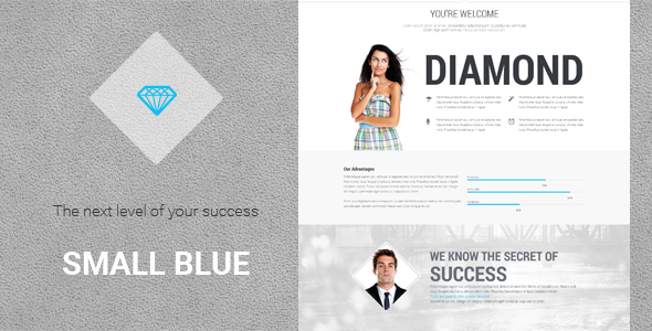 Small Blue - One Page and Multipurpose Theme
           TFx