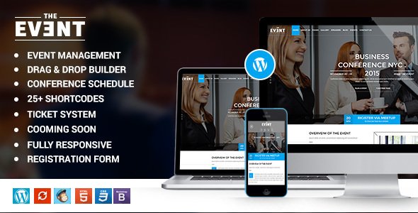 TheEvent – Event Management and Conference WordPress Theme
           TFx