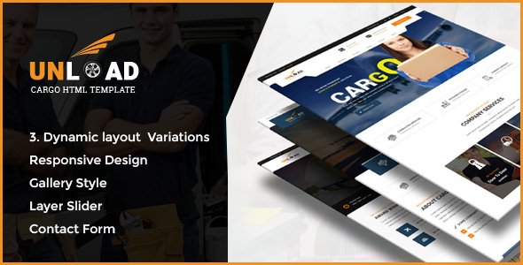 Unload - Cargo, Shipping, Warehouse & Transport HTML5 Responsive Website Template
           TFx