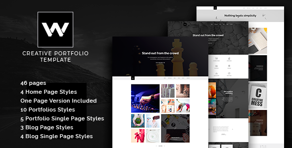 W Studio - Portfolio Parallax HTML Template
           TFx