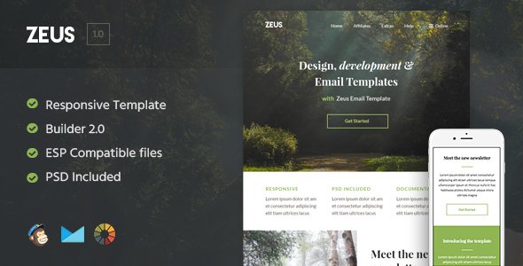 Zeus - Responsive Email Template + Builder 2.0
           TFx