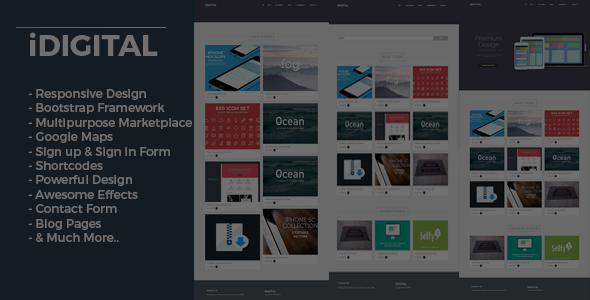 iDigital - Marketplace Theme For WordPress
           TFx