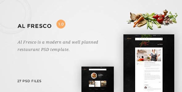 Al Fresco - Restaurant PSD Template
           TFx