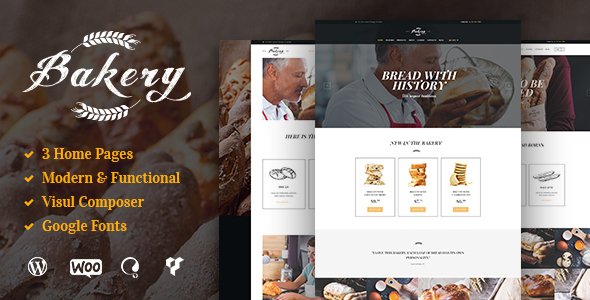 Bakery - Bakery, Cafe & Bread Shop WP Theme
           TFx