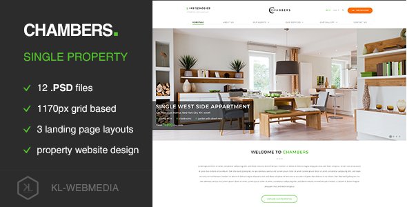 Chambers - Single Property PSD Template
           TFx